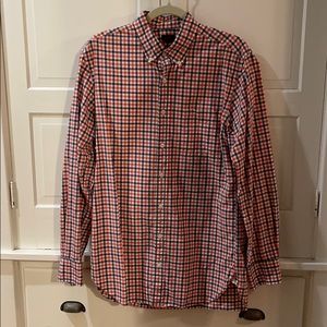 J. Crew gingham pattern shirt - medium tall